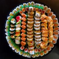 Platter #2,  Special Roll Combo Platter  · for party of 4-5 ppl 
16