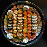 Platter #4,  Special Roll Combo Platter  · for party of 3-4 ppl
14