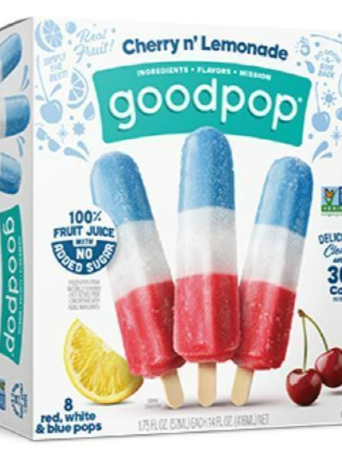 GoodPop Red, White & Blue Popsicle (1.75 oz x 8-pack) · 