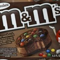 M&M's Chocolate Ice Cream Sandwich (4 oz) · 