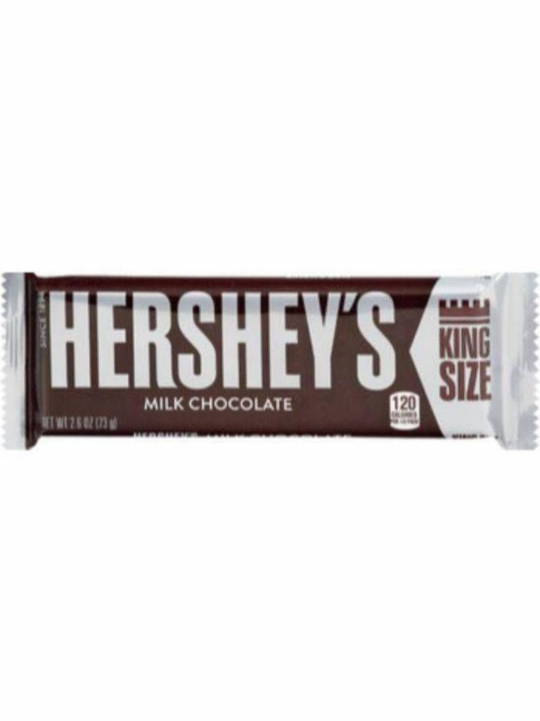 Hershey's Milk Chocolate King Size Bar (2.6 oz) · 