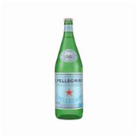 San Pellegrino Sparkling Mineral Water Glass Bottle (1 L) · 