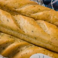 Garlic Bread (4) · Buttery bread that is topped with garlic
