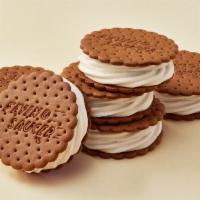 Flying Saucers® (6-Pack) · Soft ice cream sandwiched between two Flying Saucer® chocolate wafers. Served as a 6 pack fo...