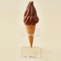 Brown Bonnet® (Individual) · Soft ice cream dipped in brown bonnet®, and served on a sugar cone.