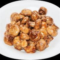 Champignon Mushroom · Champignon mushroom, sweet chili sauce, teriyaki glaze, oil, and salt.