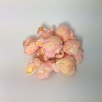 Washington Cherry Popcorn · Candy-coated popcorn with Washington cherry flavor and pink color. It has a mild cherry tast...