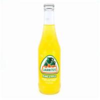 Jarritos Pineapple Soft Drink 12.5oz · Enjoy the exceptional summery flavor and juiciness of pineapple. Made with 100% real sugar a...