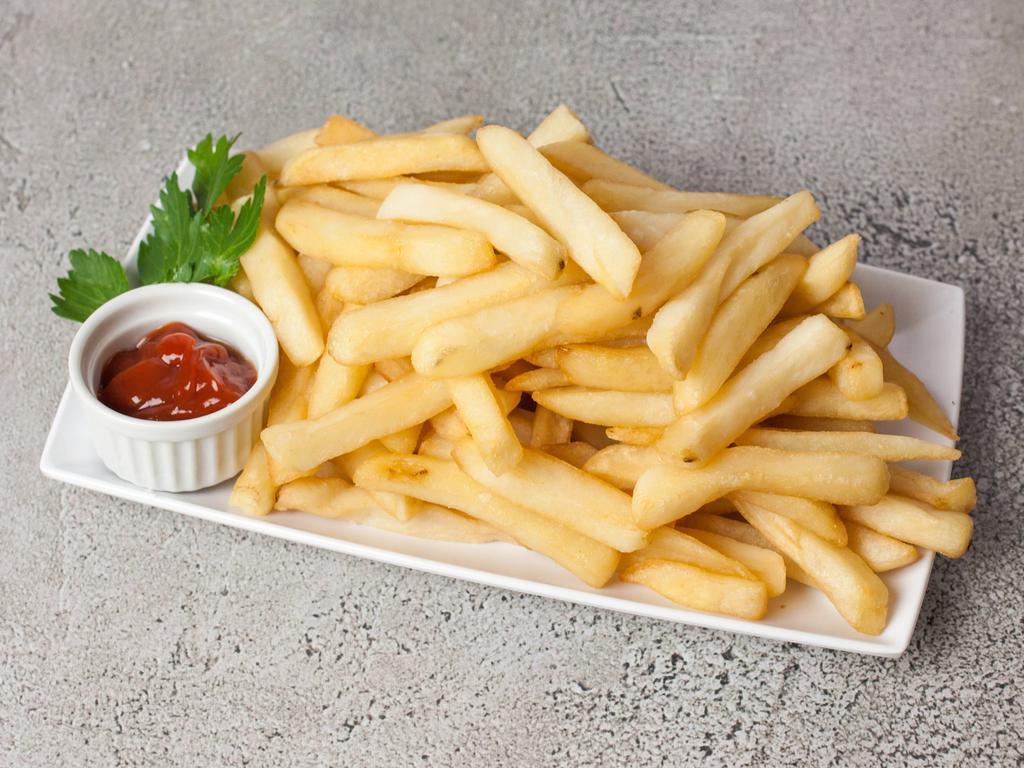 80. French fries · Papas fritas