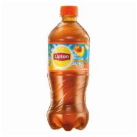 Lipton Black Iced Tea Peach 20oz · Perfectly infused with our unique blend of real tea and Lipton Black Iced Tea Peach essence ...