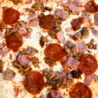 Meat Lover's Pizza · Pepperoni, meatball, sausage and ham.