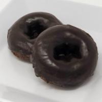 Chocolate Cake Donut with Chocolate Icing · For the chocolate lover - a chocolate cake donut with chocolate icing. All you need is a lar...