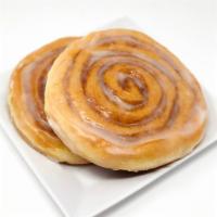 Fried Cinnamon Roll · Our delicious fried cinnamon roll with enough glaze and cinnamon to get your sugar high going!