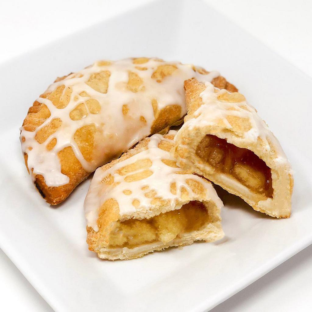 Fried Apple Pie · Lightly fried apple pie, topped with a drizzle of icing.