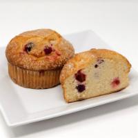 Orange Cranberry Muffin · An orange-flavored muffin with fresh cranberries mixed in and sugar baked on top. These are ...