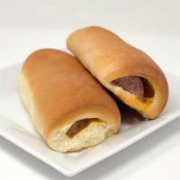 Sausage Roll · Polish sausage with American cheese wrapped in sweet dough. East this warm with some mustard...