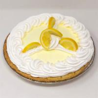 Lemon Cooler Pie · A lemon flavored whipped cream with whipped cream topping. A mild flavor on the lemon giving...