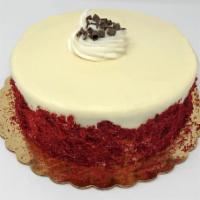 Red Velvet Cake · A Southern favorite. 2 layers of red velvet cake with cream cheese filling and cream cheese ...