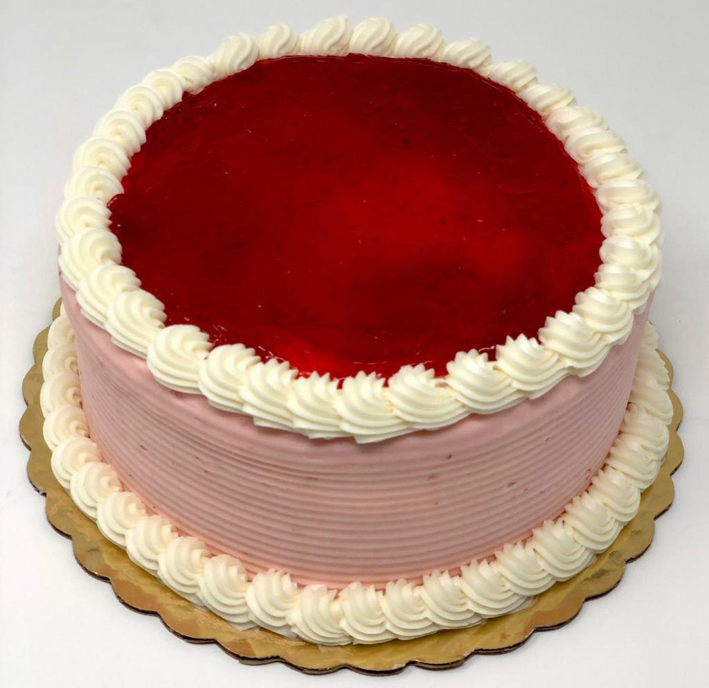 Strawberry Delight Cake · Strawberry cake with strawberry filling and strawberry flavored buttercream icing. Who doesn't love anything with strawberries?