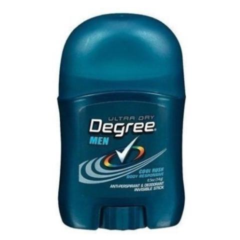 Degree Deodorant For Men, Travel Size .5oz · Small, but still mighty. Keeps you fresh and dry all day, whether you're having a long day at the office or a long workout to impress your girl.