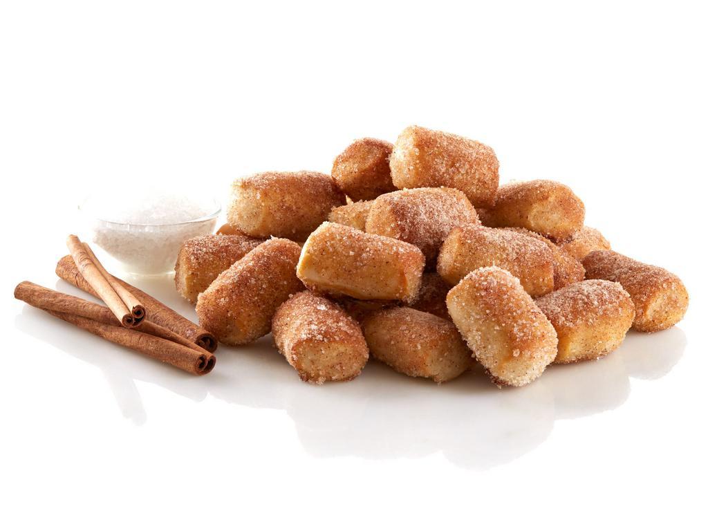 Cinnamon Sugar Pretzel Bites · Our fresh-baked Pretzel Bites are dusted with delicious cinnamon sugar.