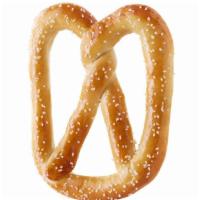 Salted Pretzel · The original. Freshly baked with butter flavored topping and salt.