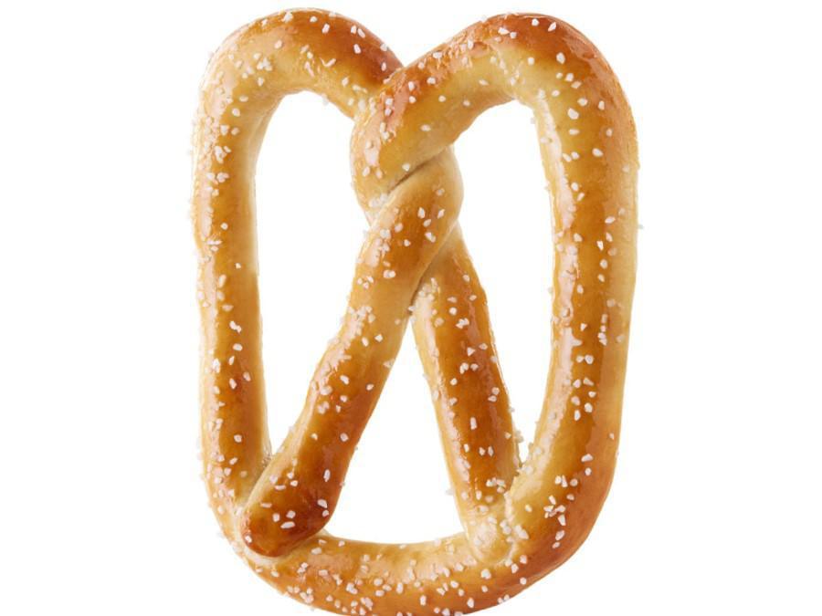 Salted Pretzel · The original. Freshly baked with butter flavored topping and salt.
