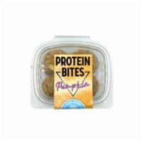 Pumpkin Protein Bites · pumpkin granola, peanut butter, honey, chia seeds, vanilla whey protein, pumpkin butter & pu...