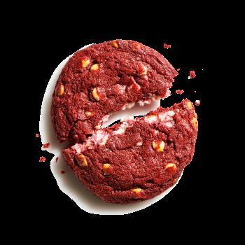 Deluxe Filled Red Velvet · There’s more to love with this Deluxe cookie, as we take the classic Red Velvet and stuff it with a gooey cream cheese center.