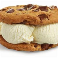 Deluxe Cookiewich · Cold, creamy ice cream sandwiched between two fresh baked cookies. Pick your favorite cookie...