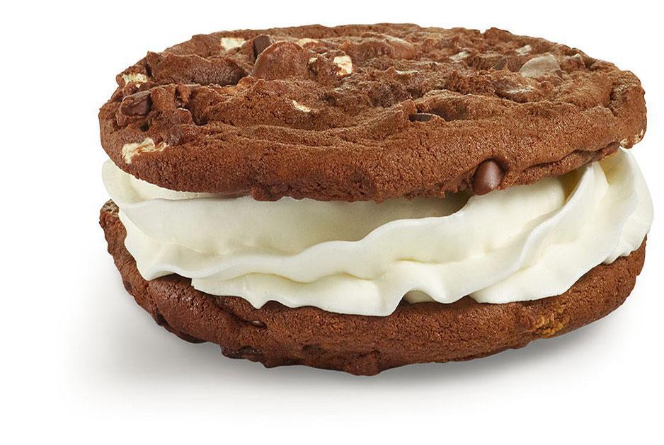 Deluxe Bigwich · Two jumbo deluxe cookies with our insanely-delicious icing sandwiched in between. Pure Awesomeness!