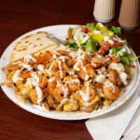 17. Chicken and Shrimp Fajita Plate · 