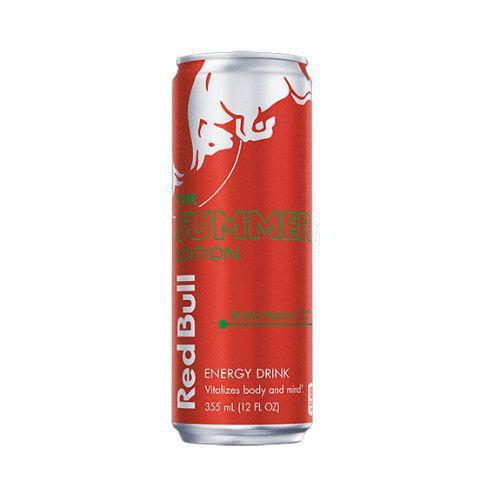 Red Bull Watermelon 12oz · The Red Bull Summer Edition combines the Wiiings of Red Bull Energy Drink with the taste of Watermelon