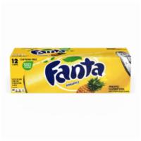Fanta Pineapple 12 Pack 12oz · An instantly refreshing pineapple flavored soda. Caffeine free and made with 100% natural fl...