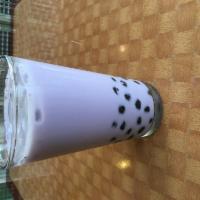 Taro bubble milk tea  · 