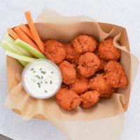 12 Crispy Boneless Wings · 12 crispy, boneless chicken wings fried to perfection. Served with celery and carrots sticks...