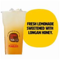 Honey Lemonade · Longan Honey and fresh lemon mixed to perfection. Sour and Sweet.