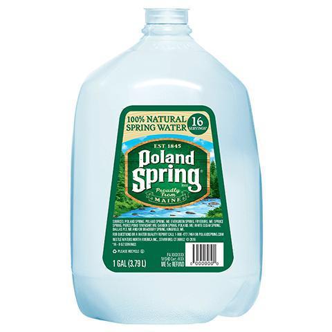 Poland Spring Water Gallon · Whether you’re on the job, taking a road trip or camping with friends, this 1-gallon bottle is perfect for staying hydrated wherever you are.