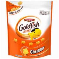 Pepperidge Farms Goldfish 8oz · BAKED WITH REAL CHEESE: Always made with 100% real cheddar cheese and no artificial flavors ...
