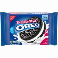 Nabisco Oreo Double Stuf 15.35oz · Stuffed with twice the OREO creme, these chocolate sandwich cookies are supremely dunkable