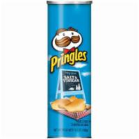 Pringles Salt and Vinegar 5.6oz · Vinegar, a touch of salt, and lots of crunch make for the perfect snack with tons of flavor.