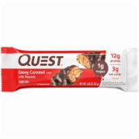 Quest Protein Candy Bar Gooey Caramel with Peanuts 1.84oz · Quest Gooey Caramel Candy Bars satisfy your sweet tooth with 1g of sugar. Each deliciously s...