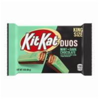 Kit Kat Duos Dark Chocolate Mint King Size 3oz · Turn your KIT KAT® break up a notch with New KIT KAT® Duos