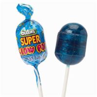 Charms Super Blow Pops 1.13oz · Not your average candy – it’s two treats in one in a larger size! Enjoy delicious fruit-flav...