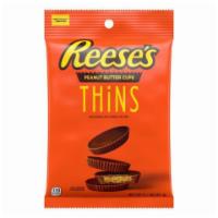 Reeses Peanut Butter Cups Thins 3.1oz · REESE'S Milk Chocolate Thins, the super portable and shareable way to enjoy milk chocolate a...