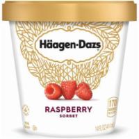 Haagen Dazs Sorbet Rasberry Pint · We blended delicious, ripe raspberries into a smooth puree for this tangy yet sweet fruit so...