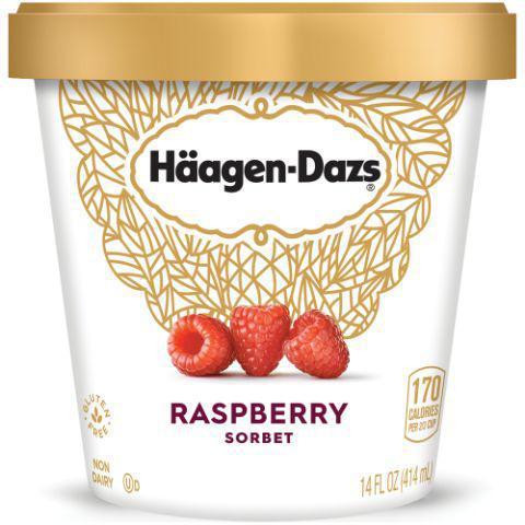 Haagen Dazs Sorbet Rasberry Pint · We blended delicious, ripe raspberries into a smooth puree for this tangy yet sweet fruit sorbet