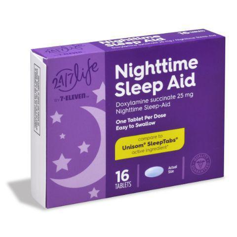 24/7 Life Nightime Sleep Aid Tablets 16ct · When stress gets in the way of a restful night, you need a sleep aid that can help you fall asleep & wake up refreshed.