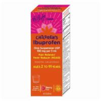 24/7Life Children's Ibuprofen Berry Suspension 4oz · Relieves minor aches & pains; Reduces fever; Lasts up to 8 hours