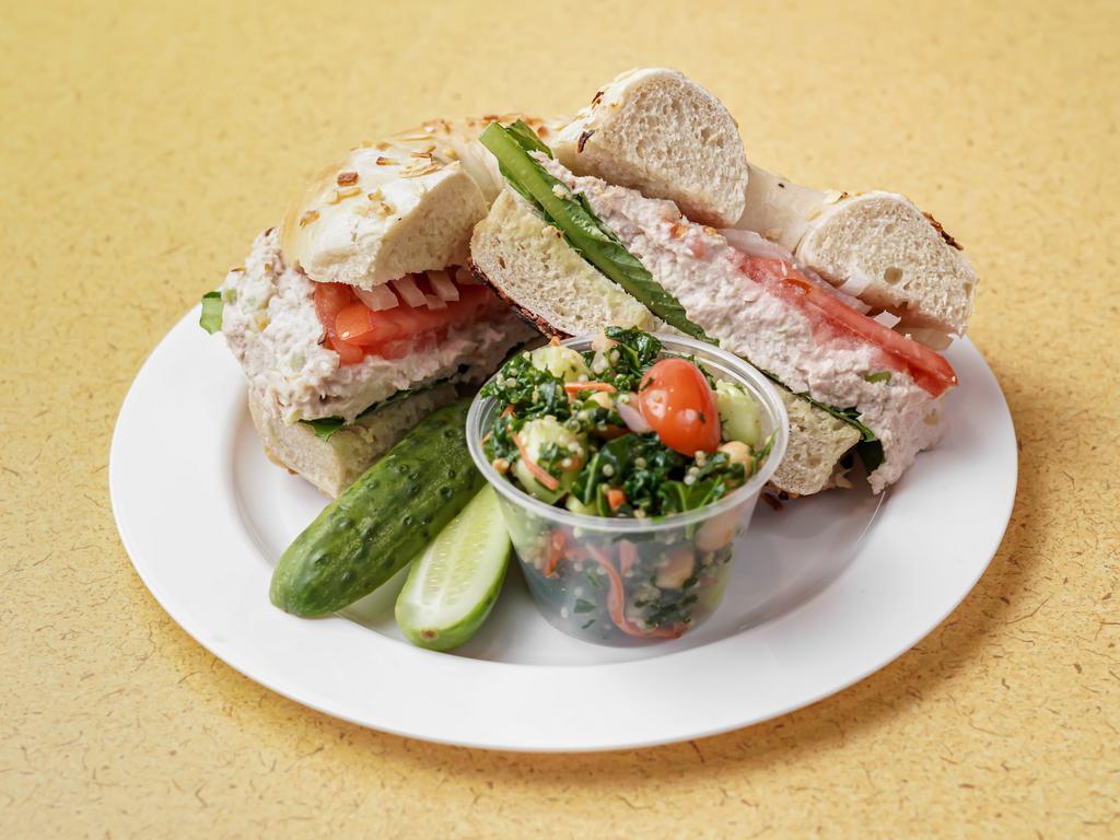 Classic Tuna Bagel · Comes with choice of bagel. Add-ons for an additional charge.